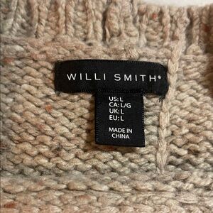 Willi Smith Beige Knit Pullover